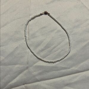 Elegant White Pearl Necklace